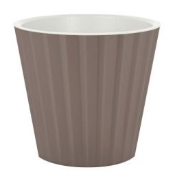 Горшок для цветов InGreen Sand D190мм, 3,3л c дренажной вставкой, французский платан